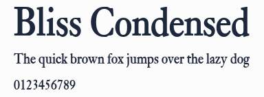 Bliss Condensed預覽圖