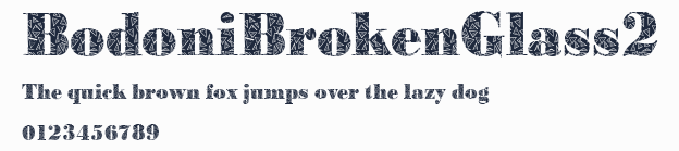 BodoniBrokenGlass2預覽圖
