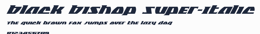 Black Bishop Super-Italic預覽圖
