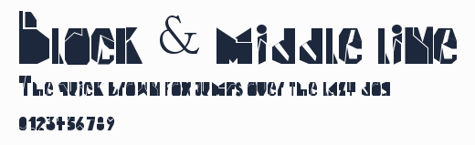 Block & middle line預覽圖