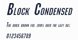 Block Condensed預覽圖