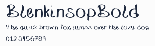 BlenkinsopBold預覽圖