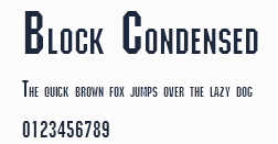 Block Condensed預覽圖