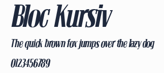 Bloc Kursiv預覽圖