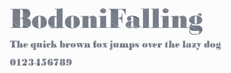 BodoniFalling預覽圖