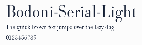 Bodoni-Serial-Light預覽圖
