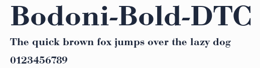 Bodoni-Bold-DTC預覽圖