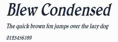Blew Condensed預覽圖