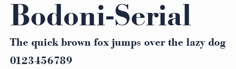 Bodoni-Serial預覽圖