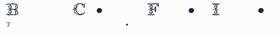 Bodoni Classic Floral Initials預覽圖