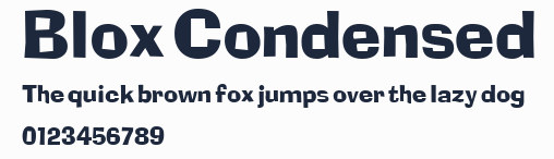 Blox Condensed預覽圖
