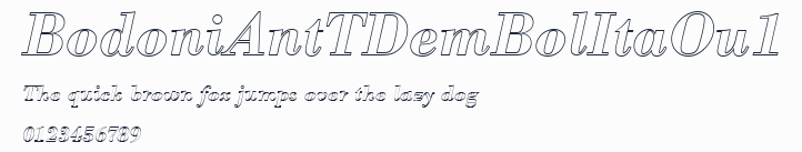 BodoniAntTDemBolItaOu1預覽圖