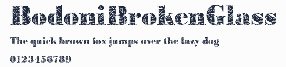 BodoniBrokenGlass預覽圖