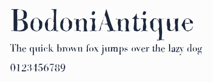 BodoniAntique預覽圖