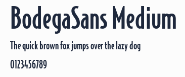 BodegaSans Medium預覽圖