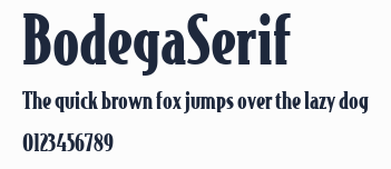 BodegaSerif預覽圖