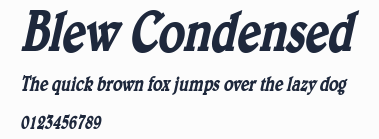 Blew Condensed預覽圖