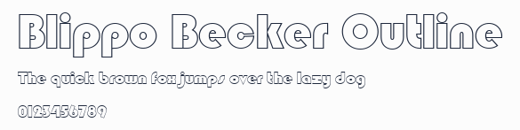 Blippo Becker Outline預覽圖