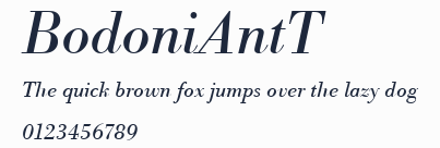 BodoniAntT預覽圖