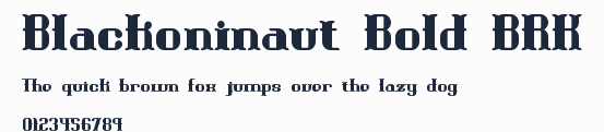 Blackoninaut Bold BRK預覽圖