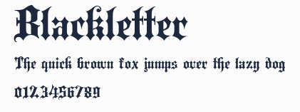 Blackletter預覽圖