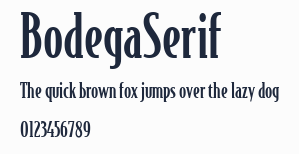 BodegaSerif預覽圖