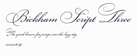 Bickham Script Three預覽圖
