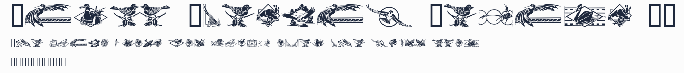 Bird Stencil Design II預覽圖