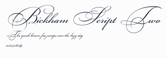 Bickham Script Two預覽圖