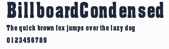 BillboardCondensed預覽圖