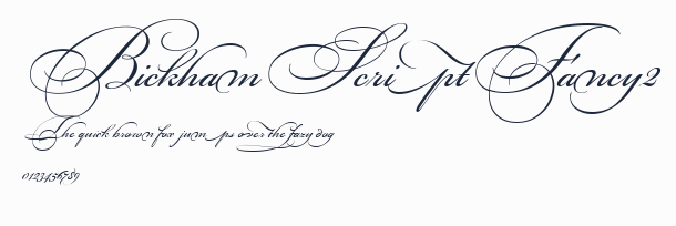 BickhamScriptFancy2預覽圖