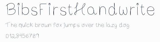 BibsFirstHandwrite預覽圖