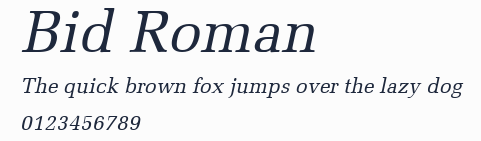 Bid Roman預覽圖