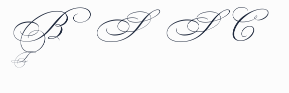 Bickham Script Swash Capitals預覽圖