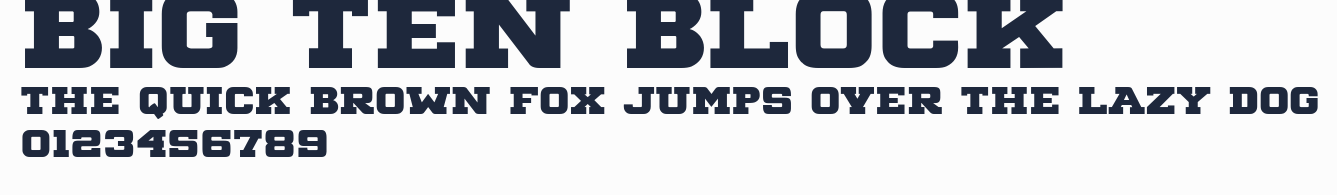 Big Ten Block預覽圖