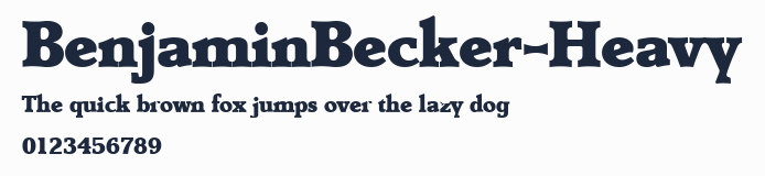BenjaminBecker-Heavy預覽圖