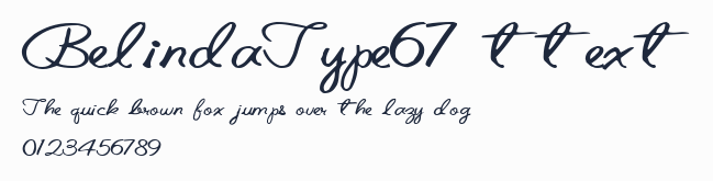 BelindaType67 ttext預覽圖