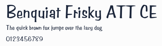 Benquiat Frisky ATT CE預覽圖