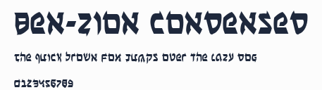 Ben-Zion Condensed預覽圖