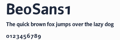 BeoSans1預覽圖