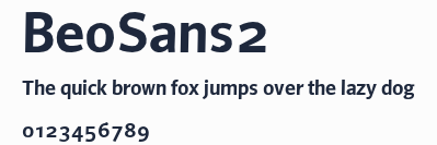 BeoSans2預覽圖