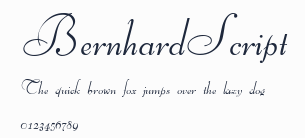 BernhardScript預覽圖