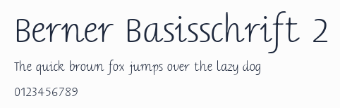 Berner Basisschrift 2預覽圖