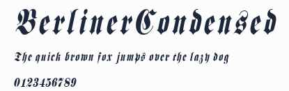 BerlinerCondensed預覽圖