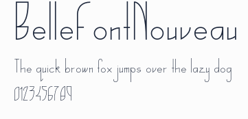 BelleFontNouveau預覽圖
