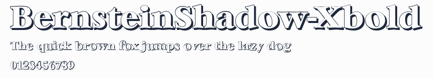 BernsteinShadow-Xbold預覽圖