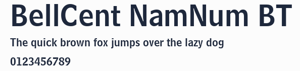 BellCent NamNum BT預覽圖