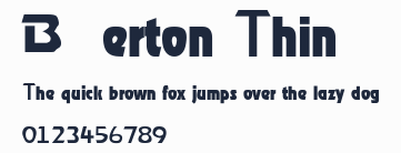Berton Thin預覽圖