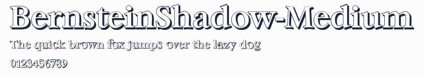 BernsteinShadow-Medium預覽圖