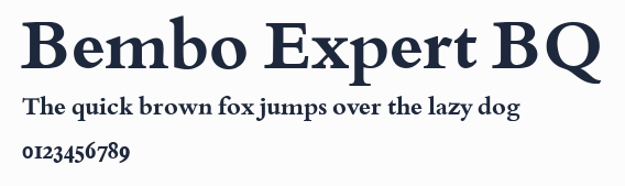Bembo Expert BQ預覽圖